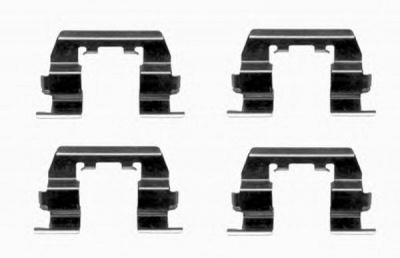 HELLA PAGID 8dz355203981 -  Комплектующие, колодки дискового тормоза